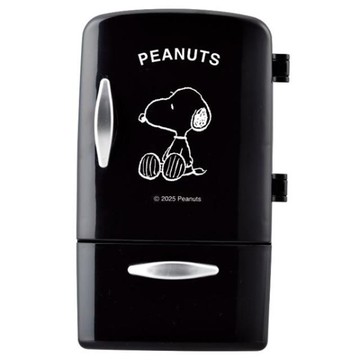 小禮堂 Snoopy 史努比 造型桌上型收納盒 (黑色款)