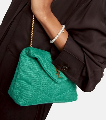 Sydney Evan 14kt gold and pearl bracelet with diamond