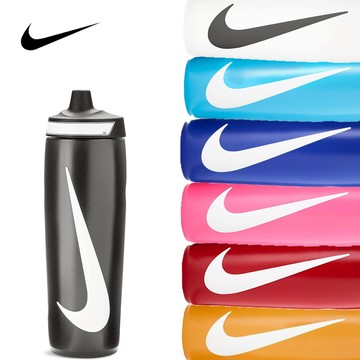 NIKE REFUEL BOTTLE  單車 健行 自行車 運動 跑步 登山 擠壓水壺 24OZ 健行 N1007666