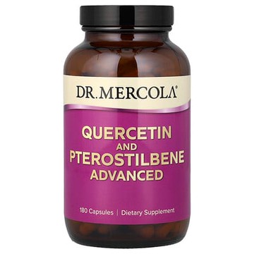 Dr. Mercola, 槲皮素與紫檀芪，高級，180 粒膠囊