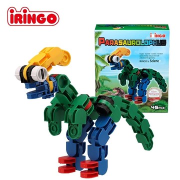 【韓國iRingo】百變創意3D積木-侏儸紀公園(副櫛龍)
