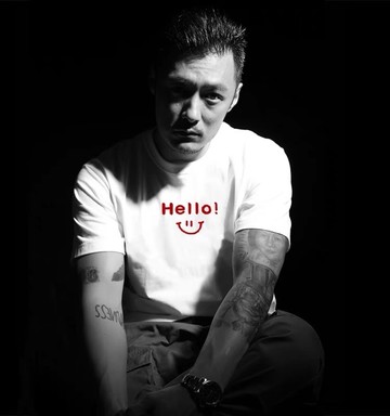 Nice本店專屬短袖 笑臉本店老闆專屬短T 2023 hello nice倉石ㄧ樹 重磅寬鬆短袖T恤