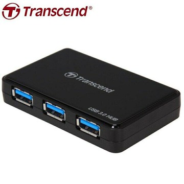 『時尚監控館』 HUB 台灣現貨全新 創見 極速 USB 3.0 4埠集線器 (附變壓器) 隨插即用