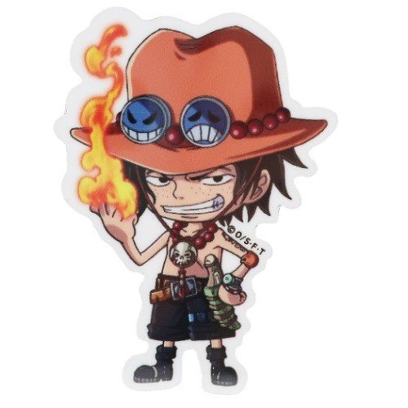 ステッカー ワンピース グッズ ミニシール ONE PIECE エース