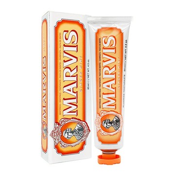 MARVIS義大利牙膏-生薑橘色(85ml)牙齒/清爽/潔白/保健呵護/英國航空頭等艙指定牙膏