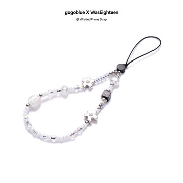 gogoblueXwas18 高級百搭串珠鏈適用iPhone全系列便捷手機掛鏈