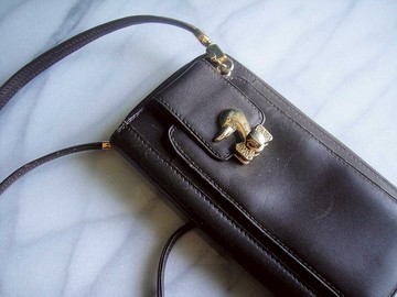 【老時光 OLD-TIME】早期二手老包達克公爵背式長皮夾