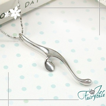 【伊飾炫銀】夢見草＊流線純銀項鍊