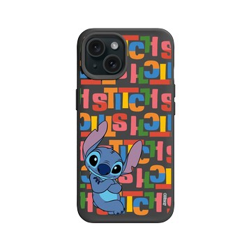 iPhone 15 SolidX 黑 - 迪士尼-史迪奇 Disney Stitch - 史迪奇 - 史迪奇與史迪奇