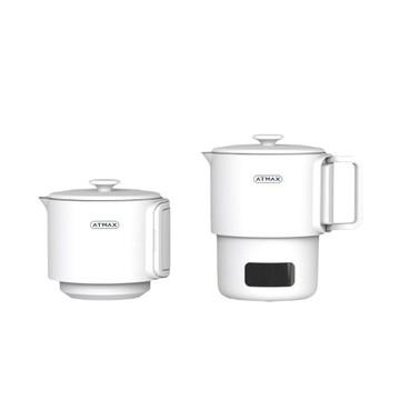美食鍋/快煮鍋 【ATMAX】雙V鍋｜雙電壓旅行收納快煮鍋