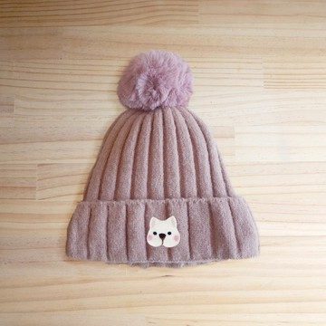 【Q-cute】毛帽系列-狗狗頭/客製化/球球帽