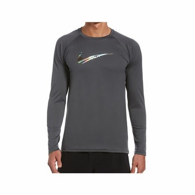 Nike ナイキ Nessb612 メンズラッシュガード ロングスリーブ 長袖 18 グレー 水陸両用 Uvカット 紫外線対策 通販 Lineポイント最大get Lineショッピング