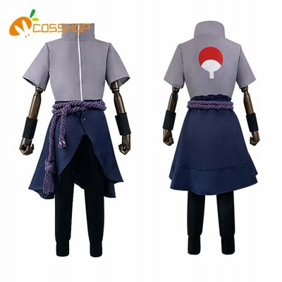 子供用 大人用 ナルト NARUTO 風 うちは サスケ コスプレ衣装 ウィッグ