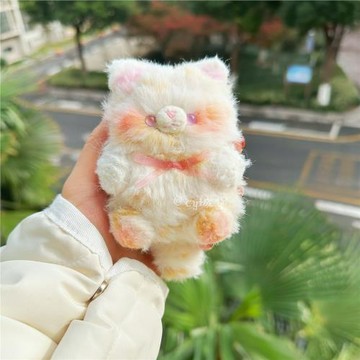 AirPods pro2耳機套適用蘋果4代保護殼韓可愛毛絨貓咪軟硅膠新女無線藍牙盒一二三3ins手工編織創意