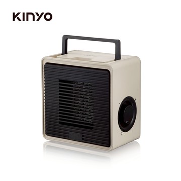 【KINYO】瞬熱陶瓷電暖器(EH-55MT)-奶茶色