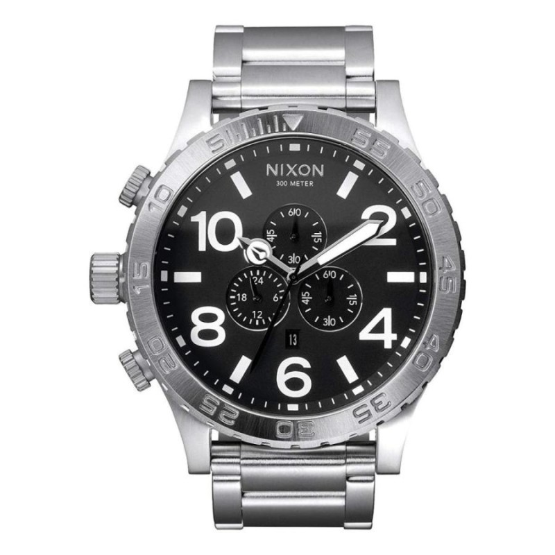 THE51-30メンズ腕時計ニクソン NIXON 腕時計 クロノグラフ A083-000 シルバー ブラック