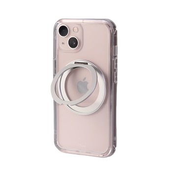 Moxbii 極空戰甲 旋轉磁吸支架保護殼 亮面  Apple iPhone 15  航太銀