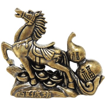 【吉祥開運坊】馬上系列【銅製立馬迎福 立馬財至 偏財位 驛馬位 辦公室】開光 擇日