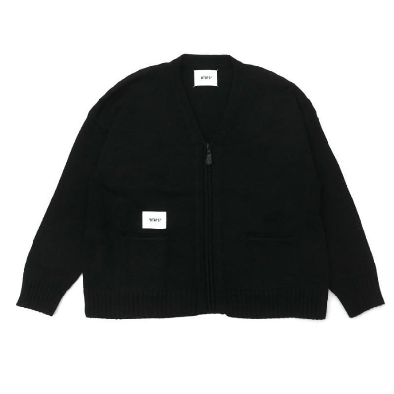 新品 ダブルタップス WTAPS PALMER SWEATER カーディガン BLACK