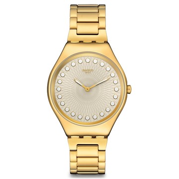 Swatch BUBBLY AND BRIGHT 金屬手錶/瑞士製造 SYXG126G (38mm)【官方旗艦店】