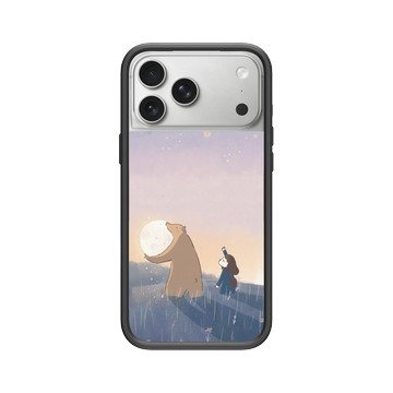 iPhone 17 Pro Max Mod NX -邊框背蓋組合 (相機按鈕) 黑 - 咻咻熊 XiuXiubear - 我們送月亮回家吧