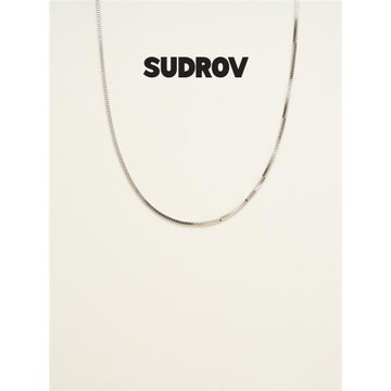 SUDROV素覺素鏈 925銀簡約百搭個性高級感項鏈設計感疊搭鎖骨鏈女