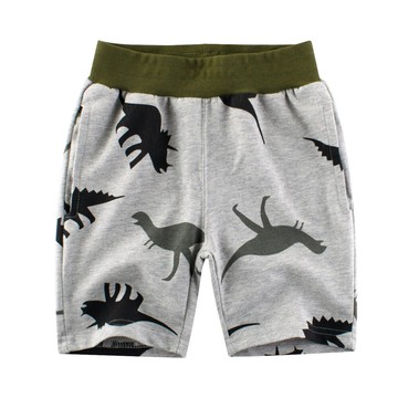 夏季兒童褲子 男童恐龍印花休閒五分褲 寶寶居家短褲 88856