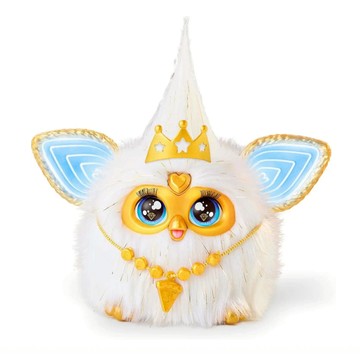 Furby 菲比小精靈 電子互動玩偶 (華麗白金)