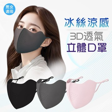 【ONEDER】冰透涼無痕網孔口罩 冰絲涼感面罩 -6件組(OD-BB26)
