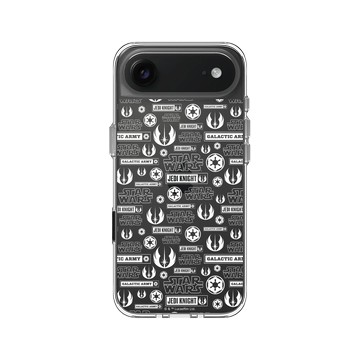 iPhone Air Clear Case（相機按鈕） 透明 - 迪士尼-星際大戰 Star Wars - 星際大戰徽章-潮流系列