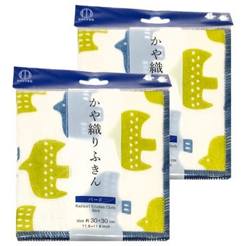 KOKUBO 小久保 八重紗擦拭布 飛鳥  30 x 30cm  2條