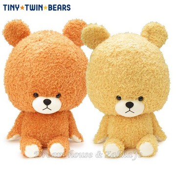 日本正版 雙胞胎小熊 超大絨毛娃娃 《 TINY TWIN BEARS 》《 2款任選 》 ★ 日本原裝進口 ★