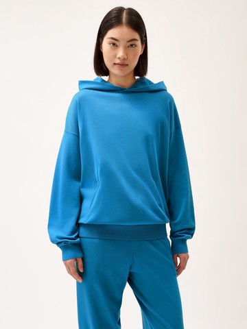 PANGAIA - DNA Knitted Soft Organic Cotton Hoodie - geyser blue - L L
