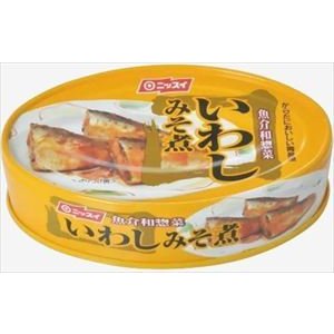 送料無料 ニッスイ いわしみそ煮 100g×24個