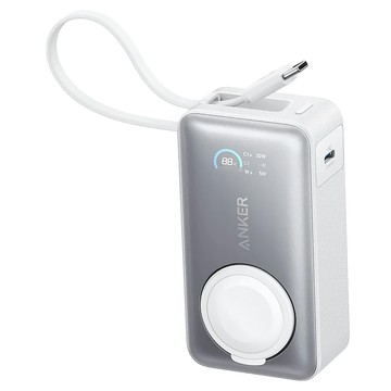 ANKER MagGo 35W For Apple Watch 10K 磁吸行動電源  白色  A1657