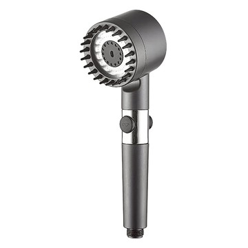 三段強勁增壓矽膠按摩蓮蓬頭 R509D 增壓省水 舒適按摩  1個