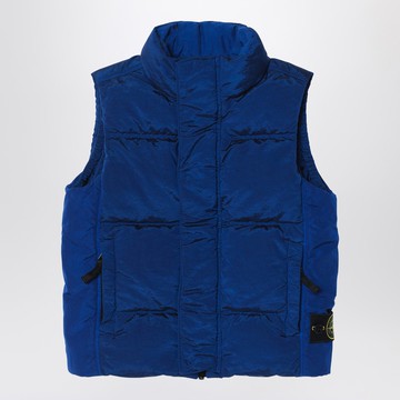 Electric blue zip gilet