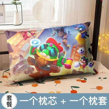🏆新品推薦🏆荒野亂鬥抱枕枕頭 宿舍臥室枕頭 荒野亂鬥周邊枕頭 波克柯爾特傑西麥克帕姆同款靠墊枕芯枕套裝 沙發抱枕