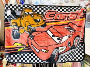 【震撼精品百貨】汽車總動員_Cars~迪士尼日本毛毯/被子(70*100CM)-卡斯紅#14949
