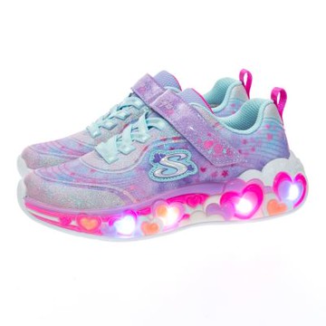 SKECHERS 女童系列 女童鞋 燈鞋 ETERNAL HEART LIGHTS - 302696LLVMT