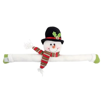 bebehome居家生活 聖誕節裝飾品 交換禮物 吊飾窗簾抱扣  1個  雪人  53 x 20cm