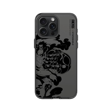 iPhone 15 Pro Max Clear 酷墨灰 - 航海王 One Piece - 復刻系列-魯夫 四檔猿王統