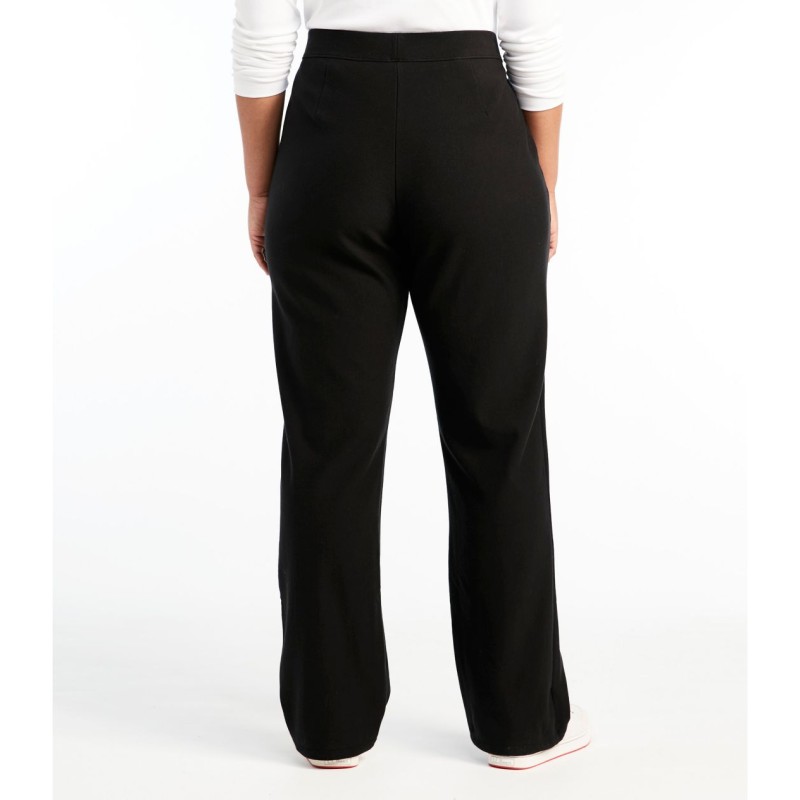 Women's Perfect Fit Pants, Fleece-Backed Straight-Leg