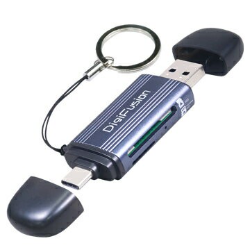 伽利略 RU064 USB3.2 Gen1 Type-C+A雙介面高速傳輸讀卡機