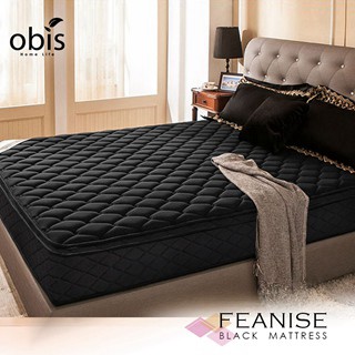 Obis FEANISE 菲倪斯奈米石磨烯鑽黑三線蜂巢獨立筒無毒床墊[單人3.56.2尺]