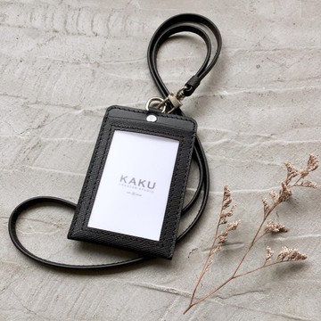 識別證夾  證件套 黑色十字紋