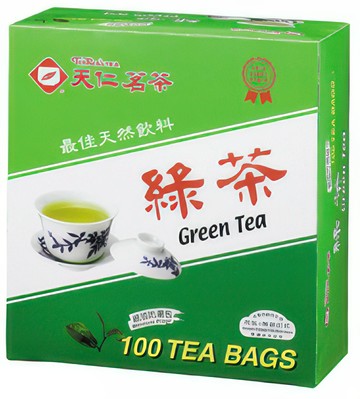 【文具通】天仁 防潮包 綠茶 袋茶 茶包 100入 TZ010006【APP滿額下單10%點數(單一帳號最高5000點)】1/31止