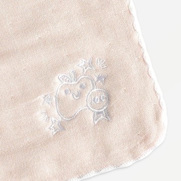 小時光紗布小手巾-滿分蘋果