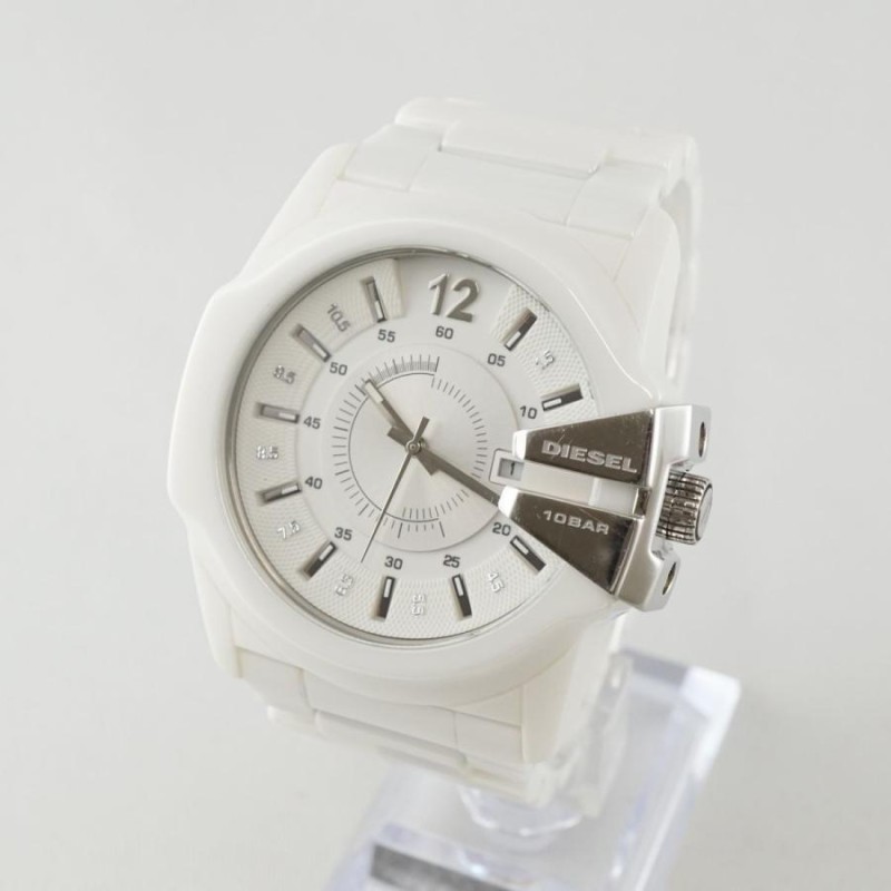 Diesel♢廃盤完売品♢腕時計silver×white DIESEL ディーゼル