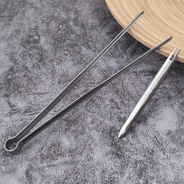 304不鏽鋼雕花食尚多功能防滑食物夾